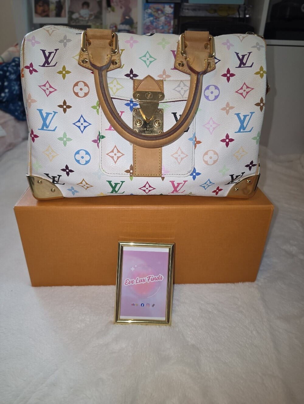 Rare Louis Vuitton Multicolor Speedy 30 – Murakami x LV, Full Set🔥